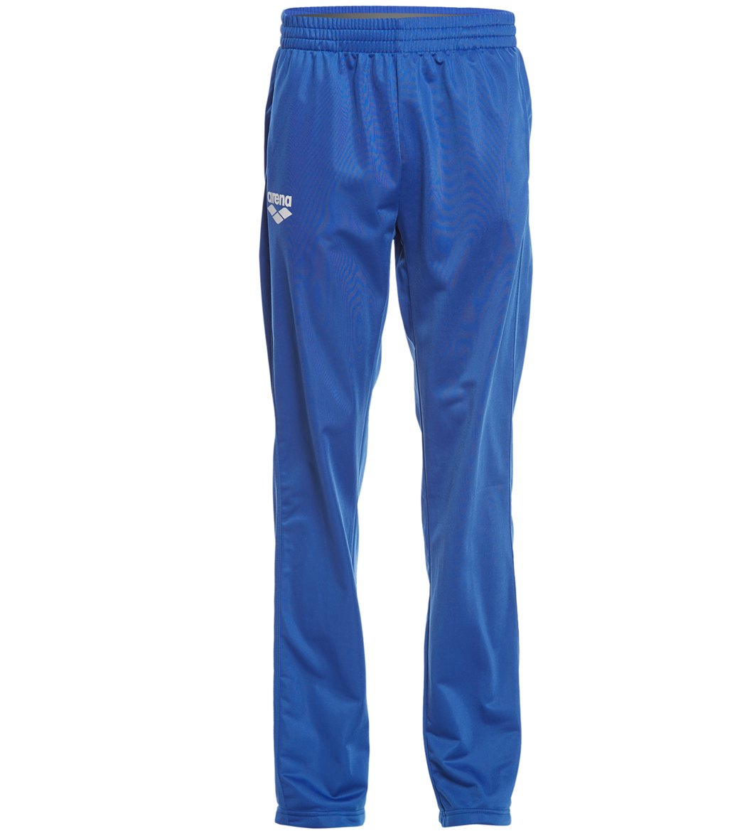 Arena Men's Team Line Knitted Poly Pants - Royal Medium Polyester - Swimoutlet.com
