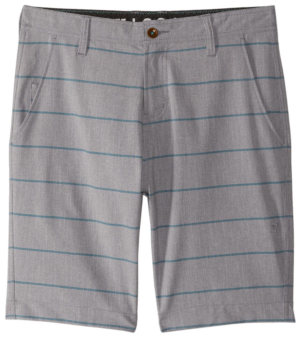 Vissla Men's Fin Rope Hybrid Walkshorts - Coastal Blue 28 Cotton/Polyester/Spandex - Swimoutlet.com