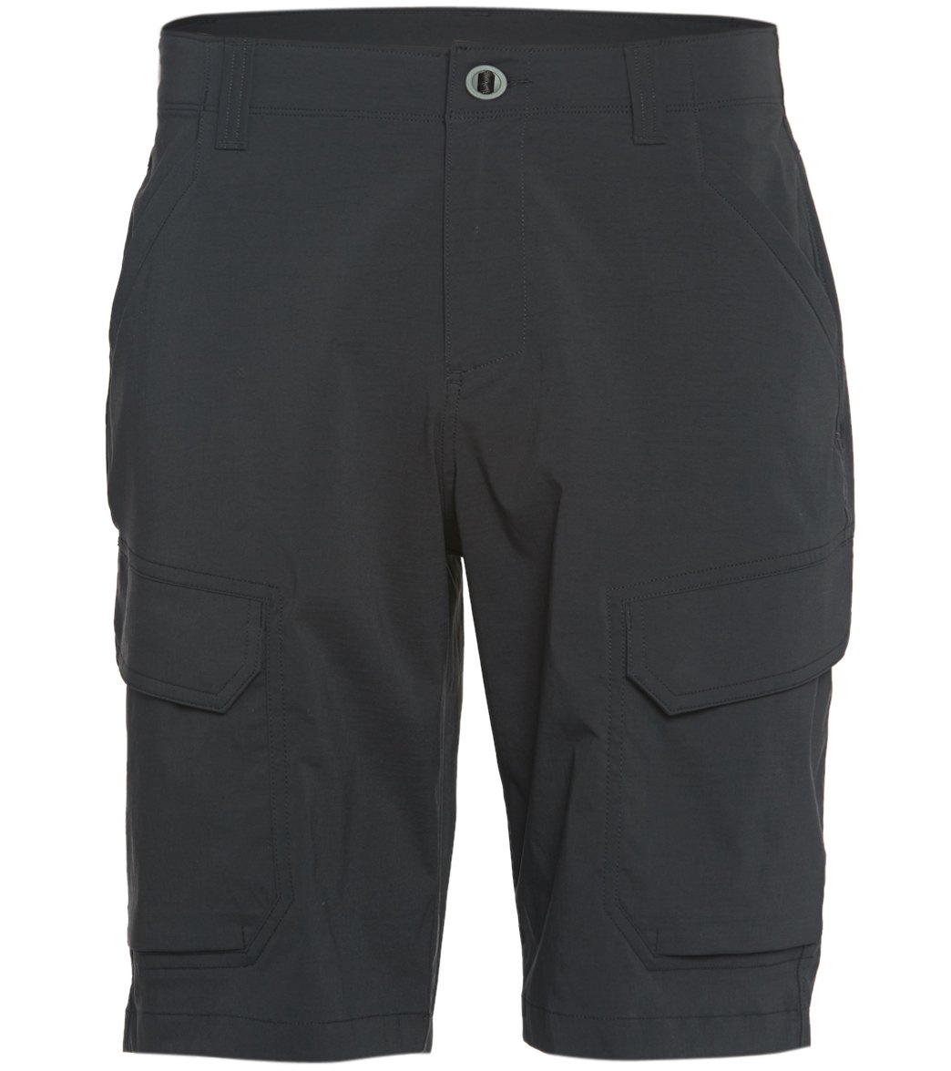 Under Armour Men's Fish Hunter Cargo Shorts - Black 28 Polyester/Elastane - Swimoutlet.com