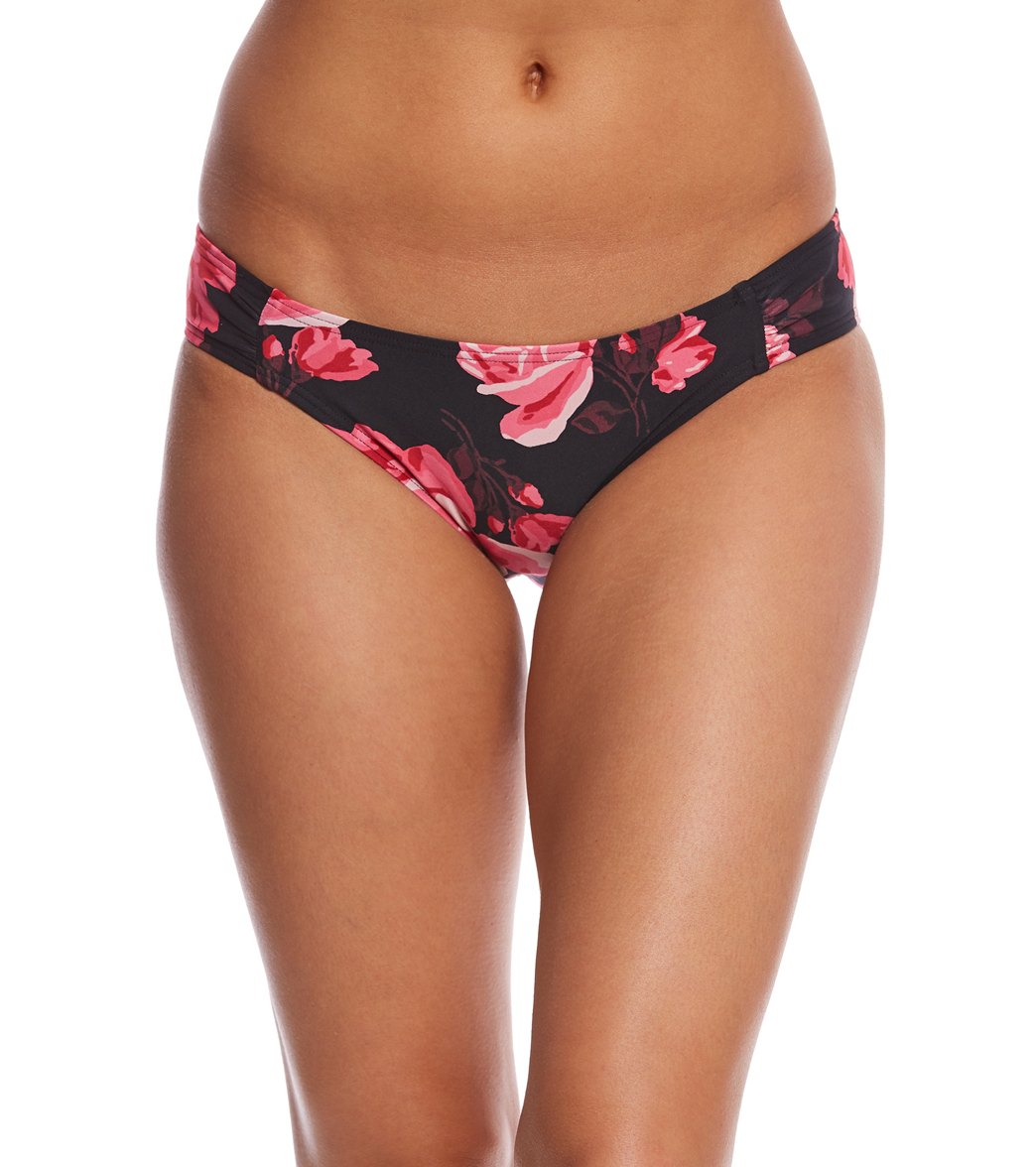 Kate Spade New York Rosa Bikini Bottom - Black Xl - Swimoutlet.com