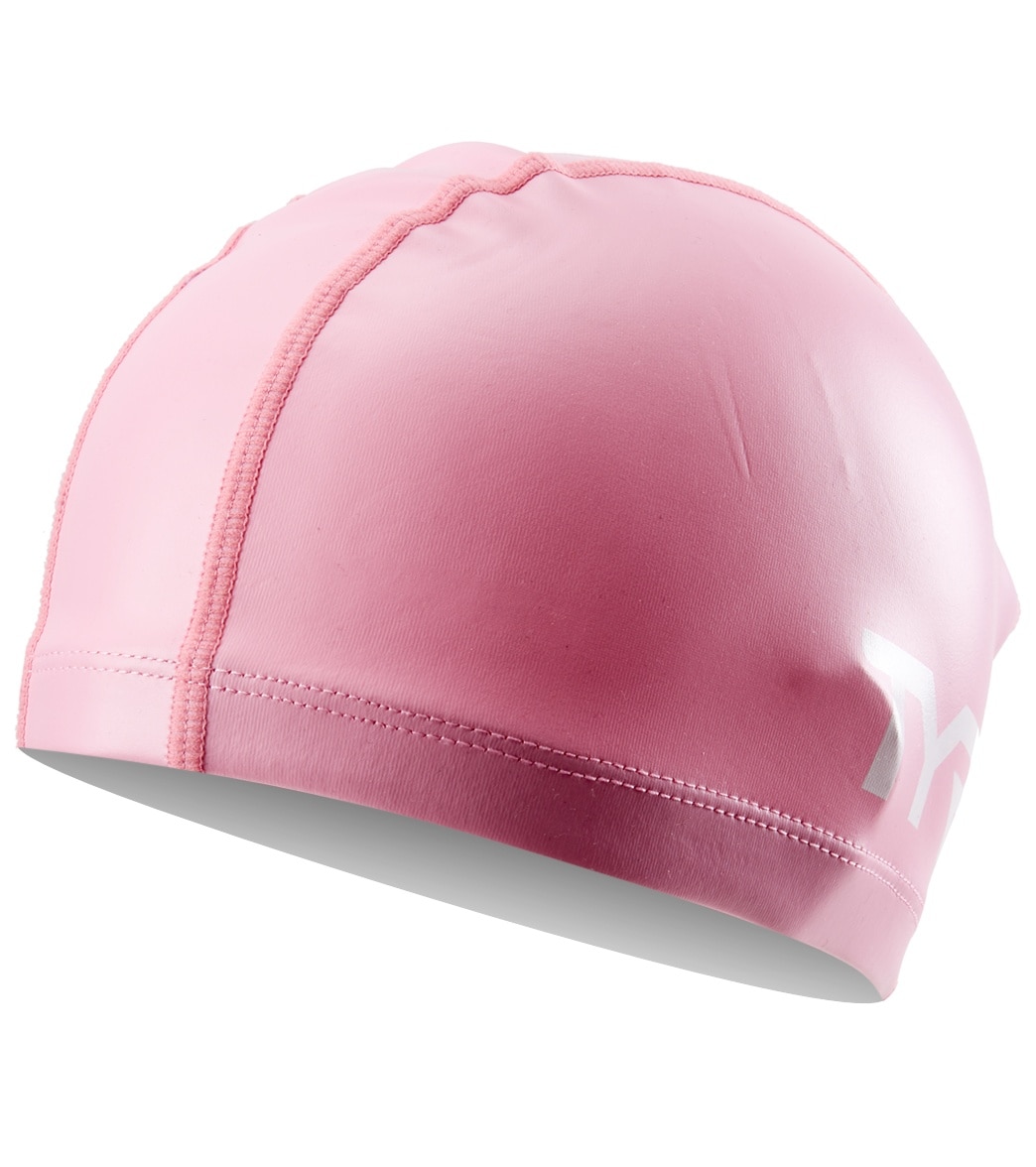 TYR Junior Long Hair Silicone Comfort Swim Cap at