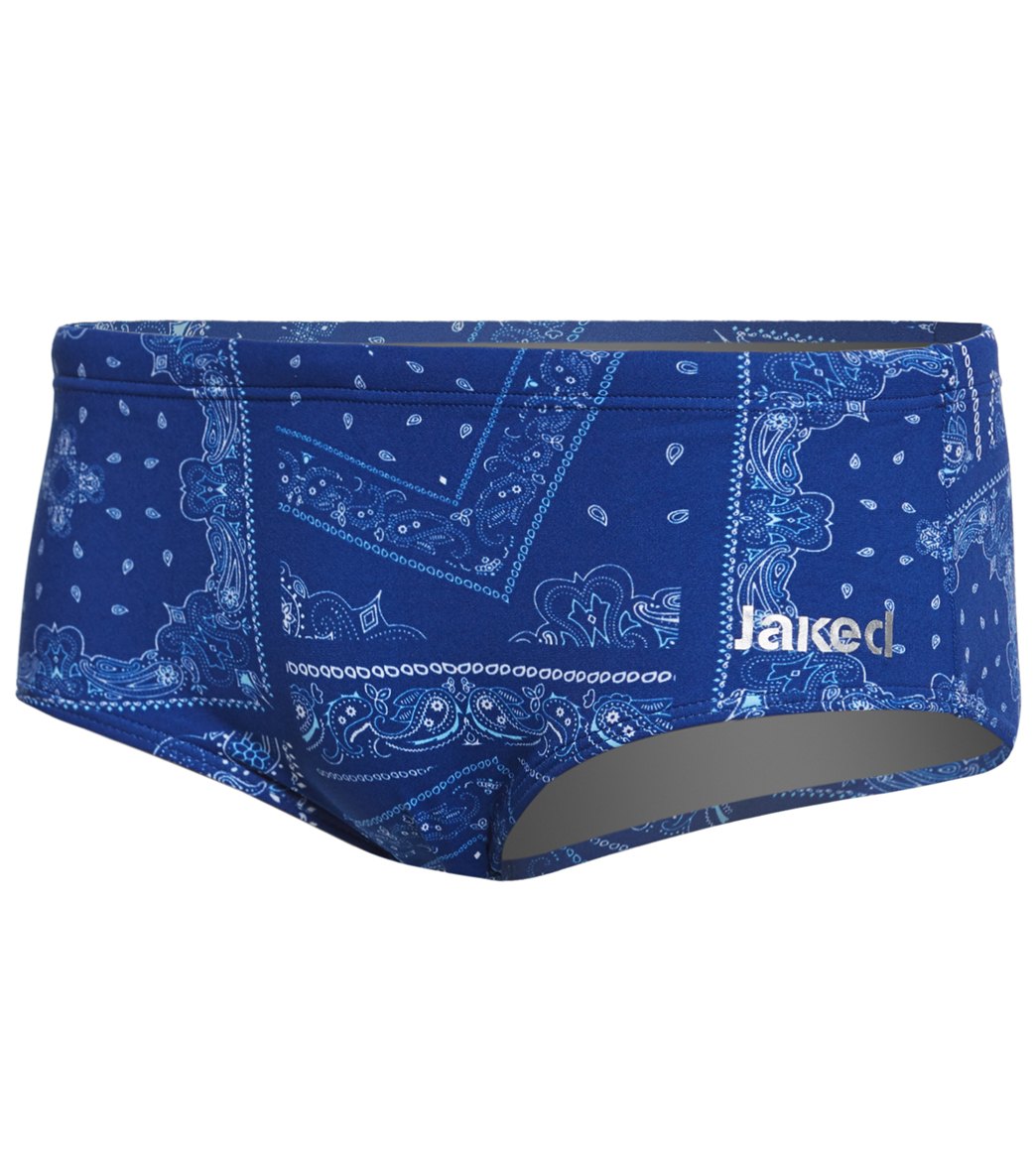 Jaked Men's Bandanas Square Leg Brief Swimsuit at