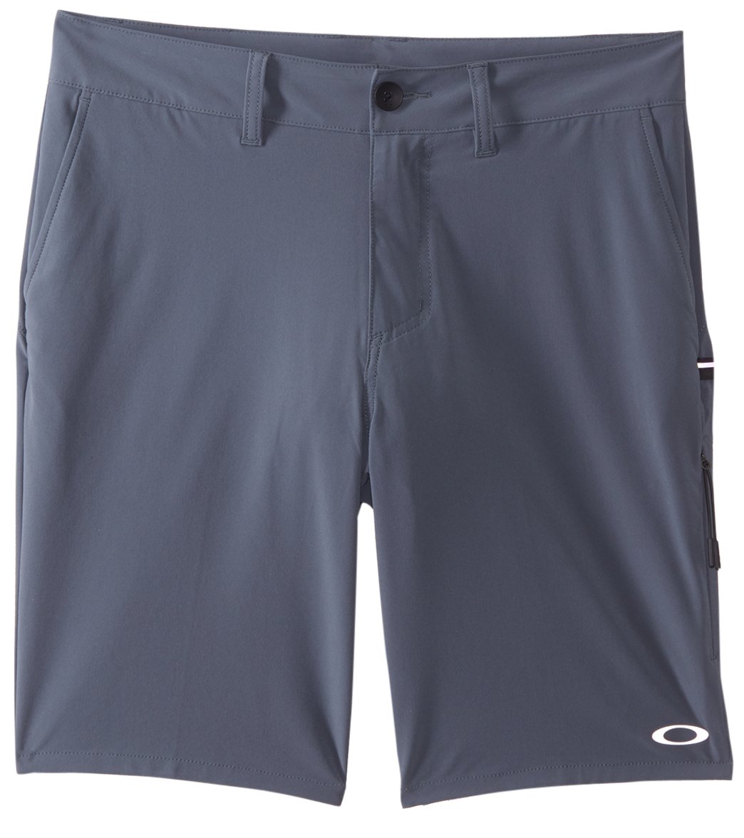 Oakley Men's Icon Chino Hybrid Walkshorts - Dark Slate 28 Polyester/Spandex - Swimoutlet.com