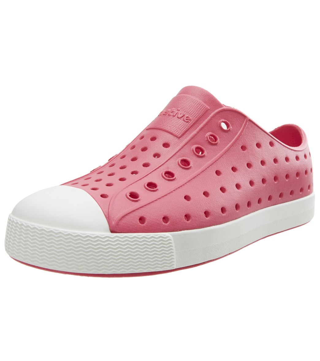 Native Youth's Jefferson Junior Water Shoe Big Kid - Hollywood Pink/Shell White J6 - Swimoutlet.com
