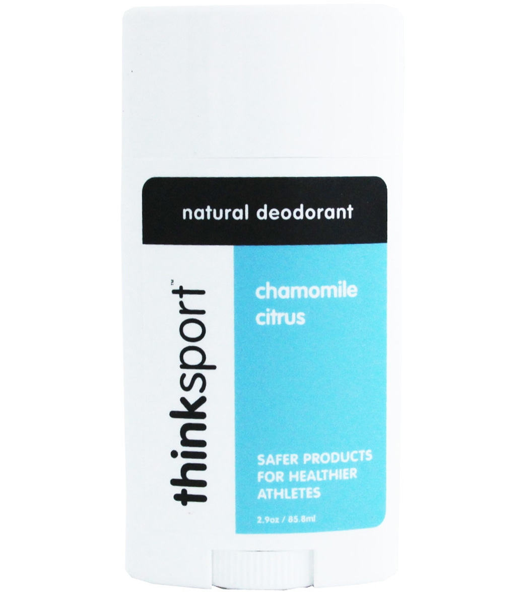 Thinksport Natural Deodorant 2.9Oz - Chamomile Citrus Multi Color - Swimoutlet.com