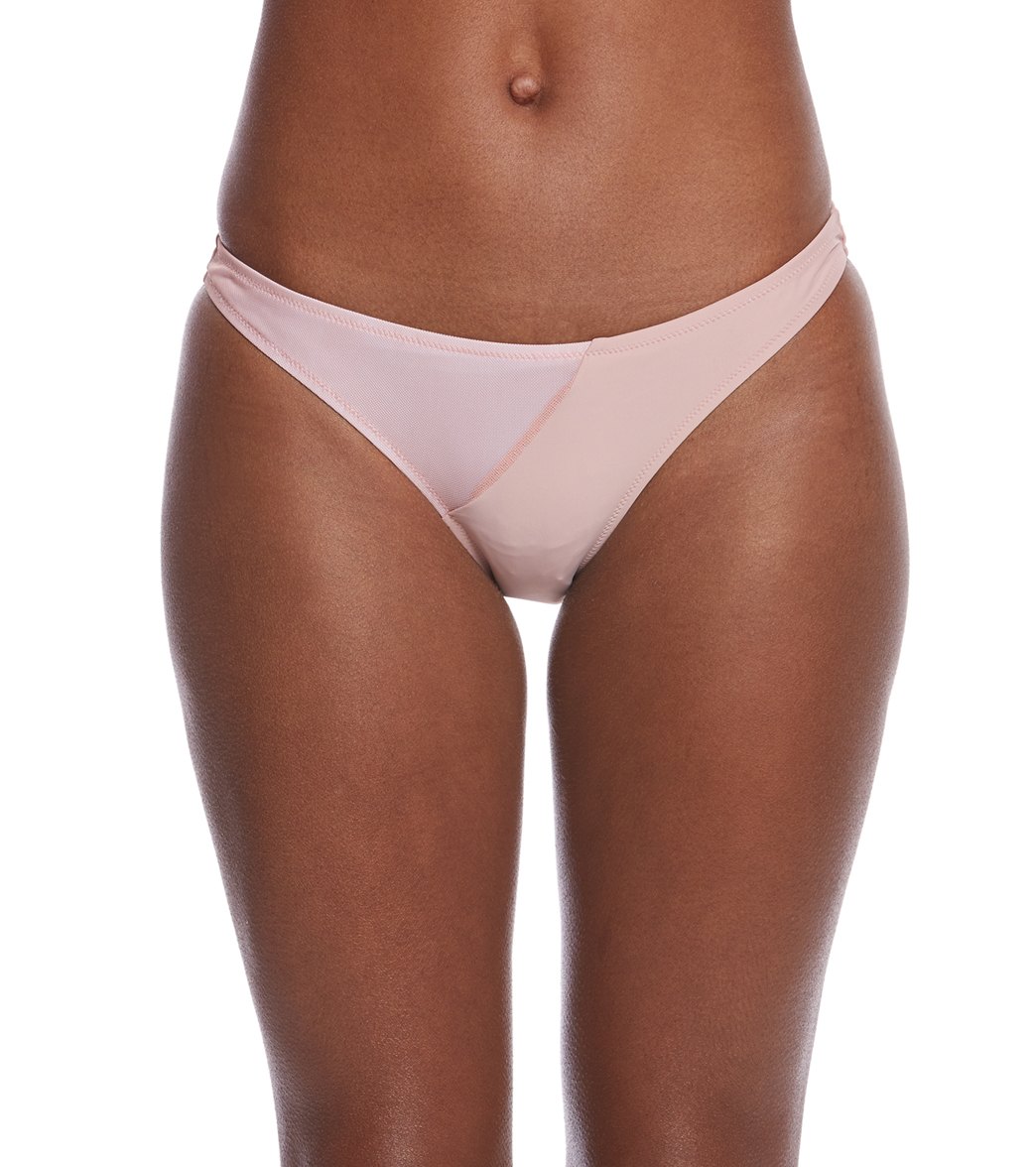 Somedays Lovin Hibiscus Bikini Bottom - Musk Large Elastane/Polyamide - Swimoutlet.com