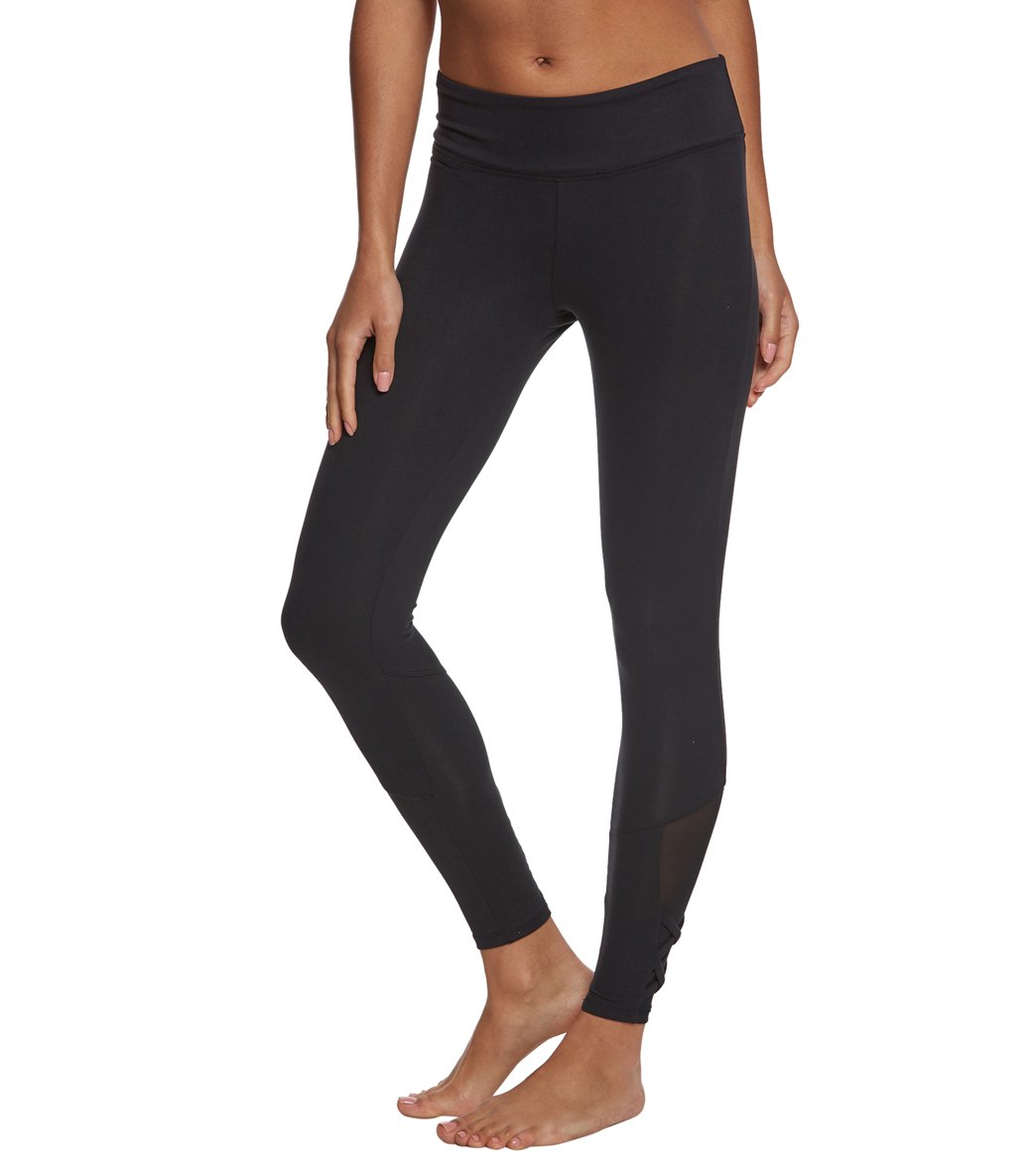 yoga zobha pants Mesh Balance Alison Waisted Strappy Yoga High Collection