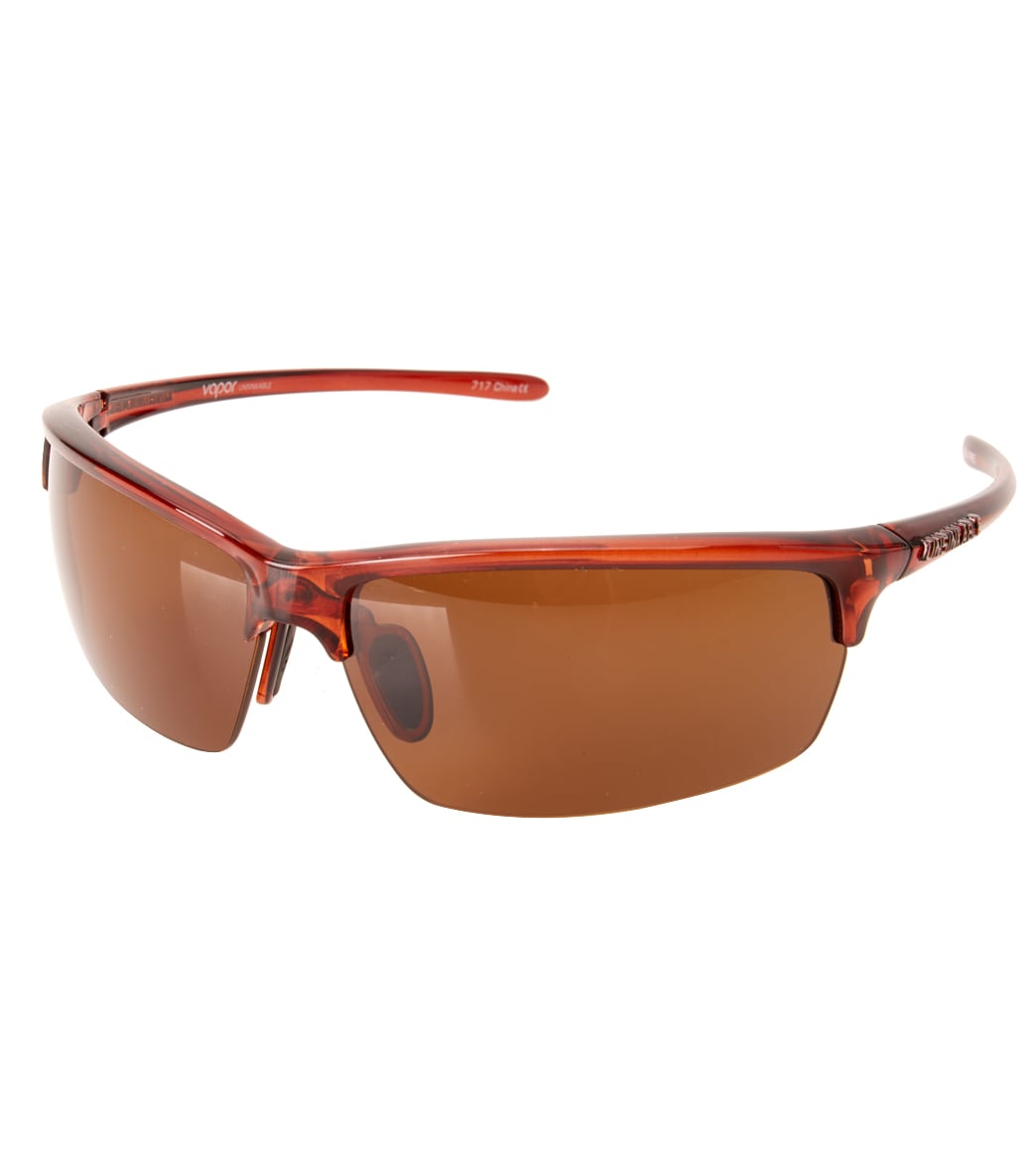 Unsinkable Polarized Vapor Floating Sunglasses - Caramel/Brown - Swimoutlet.com
