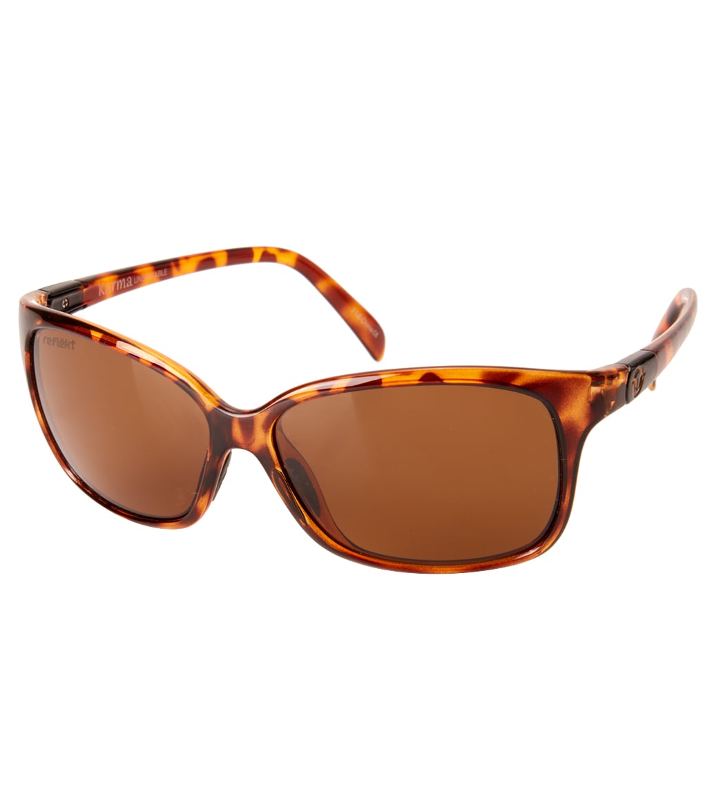 Unsinkable Polarized Karma Floating Sunglasses - Honey Tort/Brown - Swimoutlet.com