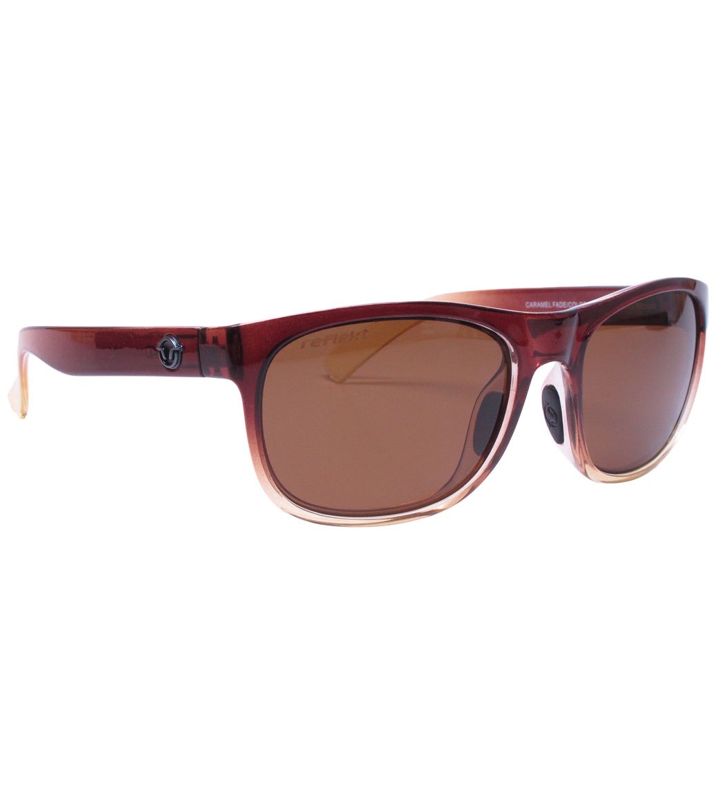 Unsinkable Polarized Nomad Floating Sunglasses - Caramel Fade/Brown - Swimoutlet.com