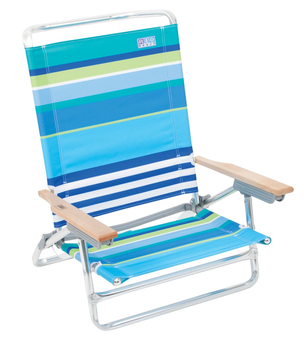 Rio Brands More Than A Stripe Blue Classic 5 Position Lay Share