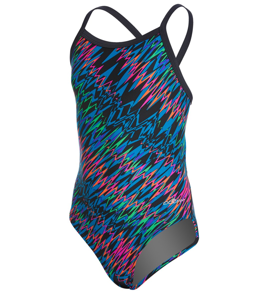 Dolfin Winners Girls' Rapide One Piece Swimsuit at SwimOutlet.com ...