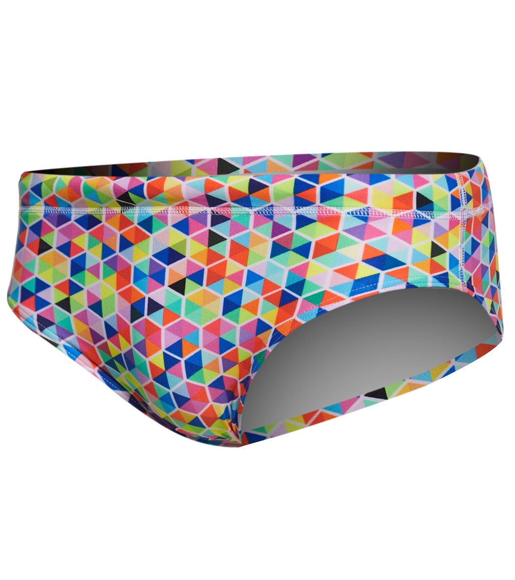 Funky Trunks Men's Hex On Legs Classic Brief Swimsuit at