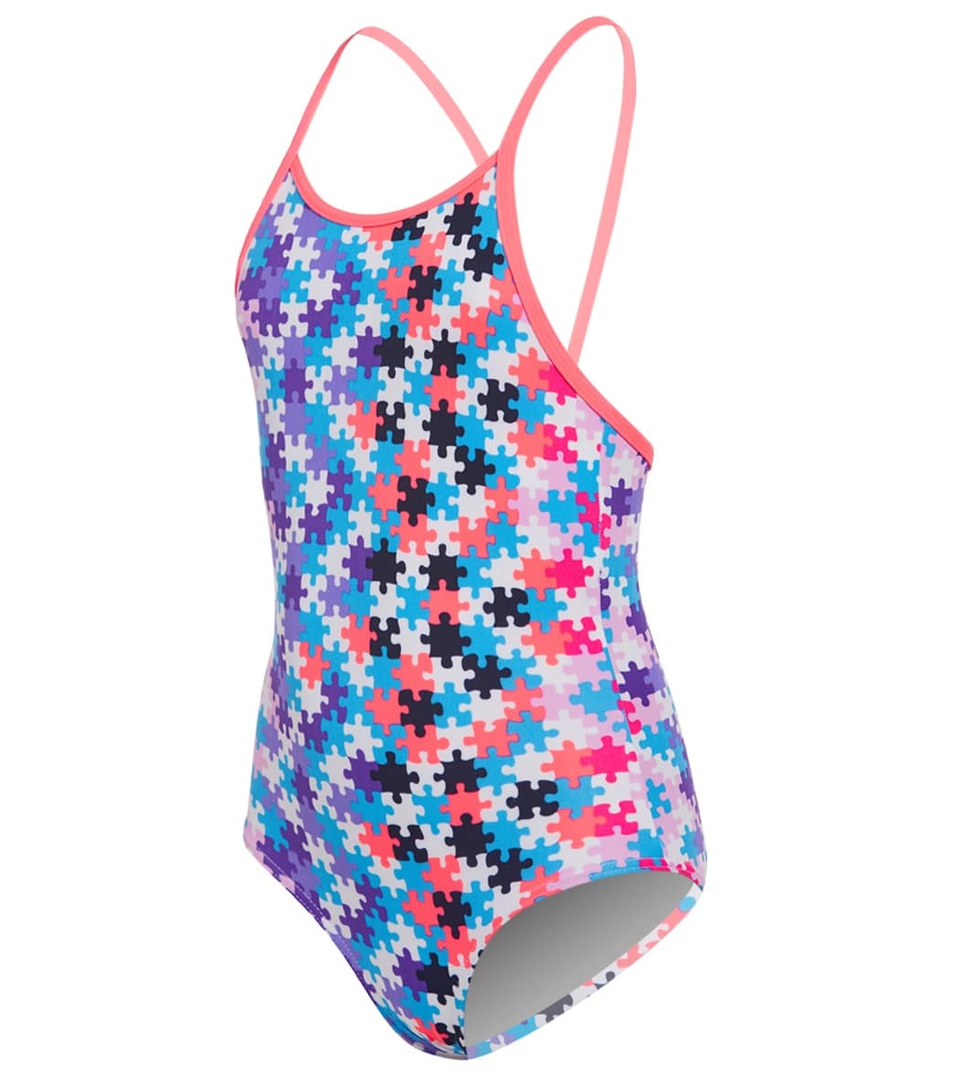 Funkita Toddler Girls' Party Pieces One Piece Swimsuit at SwimOutlet.com