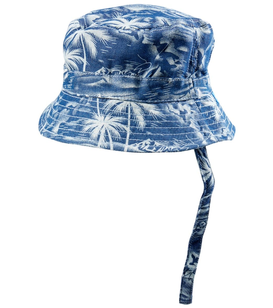 Wallaroo Infant's Aloha Hat 3-12 Months - Blue Cotton - Swimoutlet.com