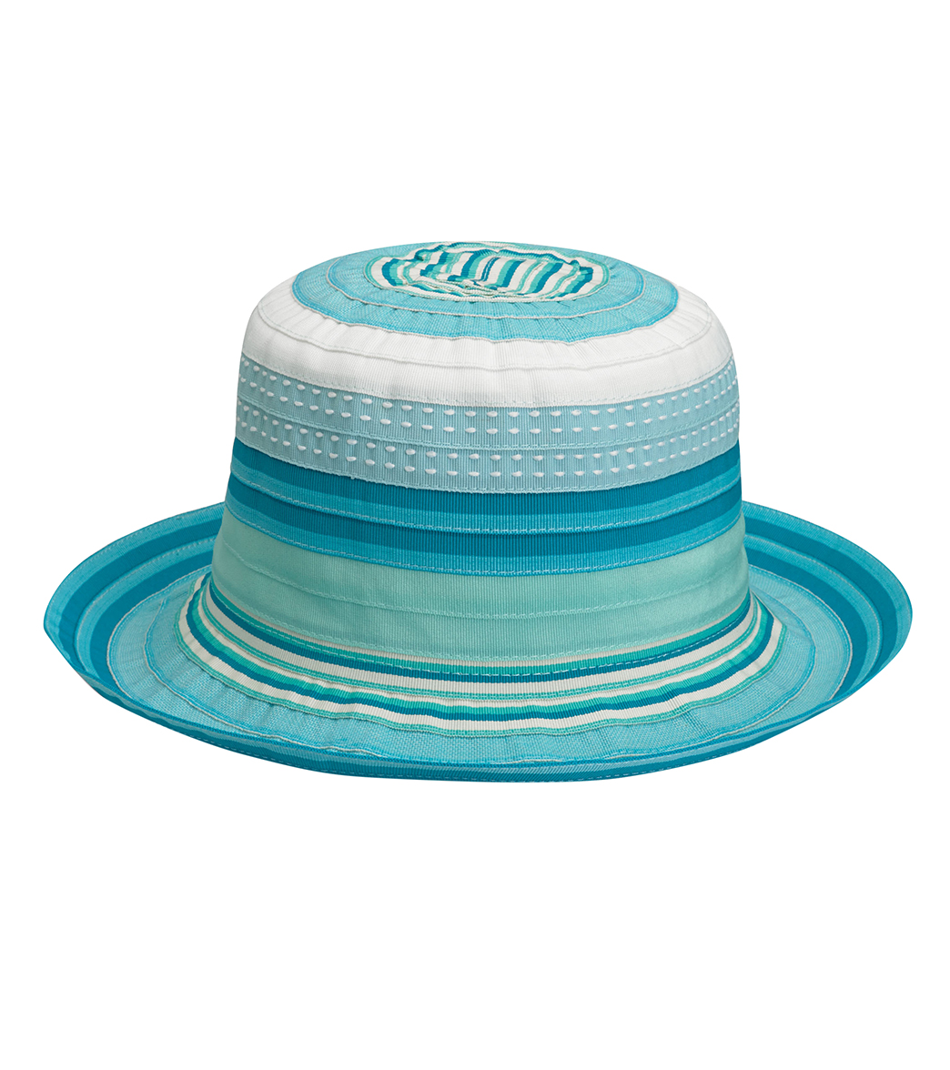 Wallaroo Girl's Petite Nantucket Hat 4-8 Years - Aqua - Swimoutlet.com