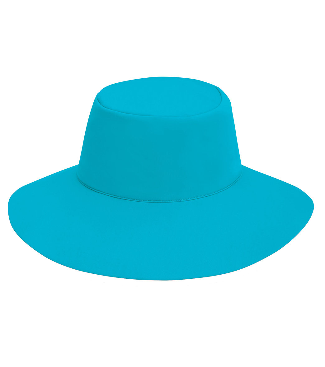 Wallaroo Women's Aqua Hat W/ Chin Strap - Turquoise - Swimoutlet.com
