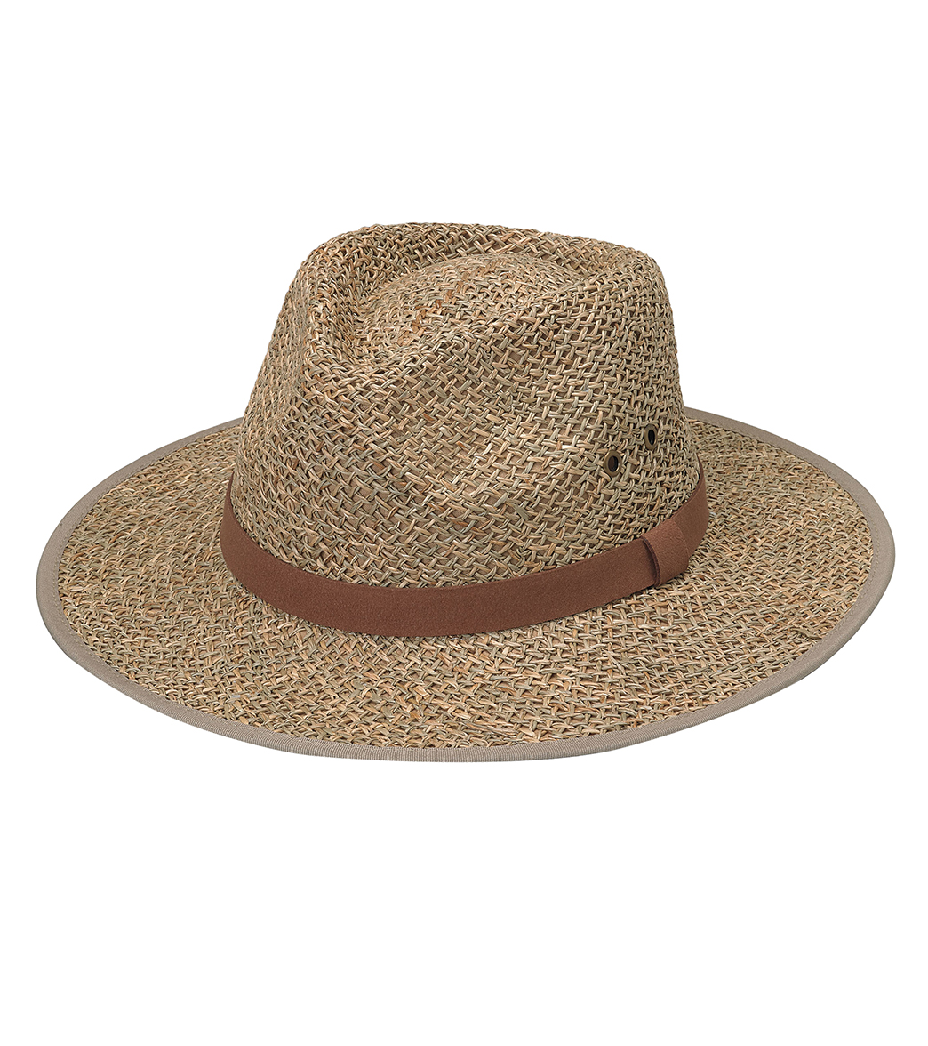 Wallaroo Men's Charleston Sun Hat - Natural Large/Xl Cotton - Swimoutlet.com