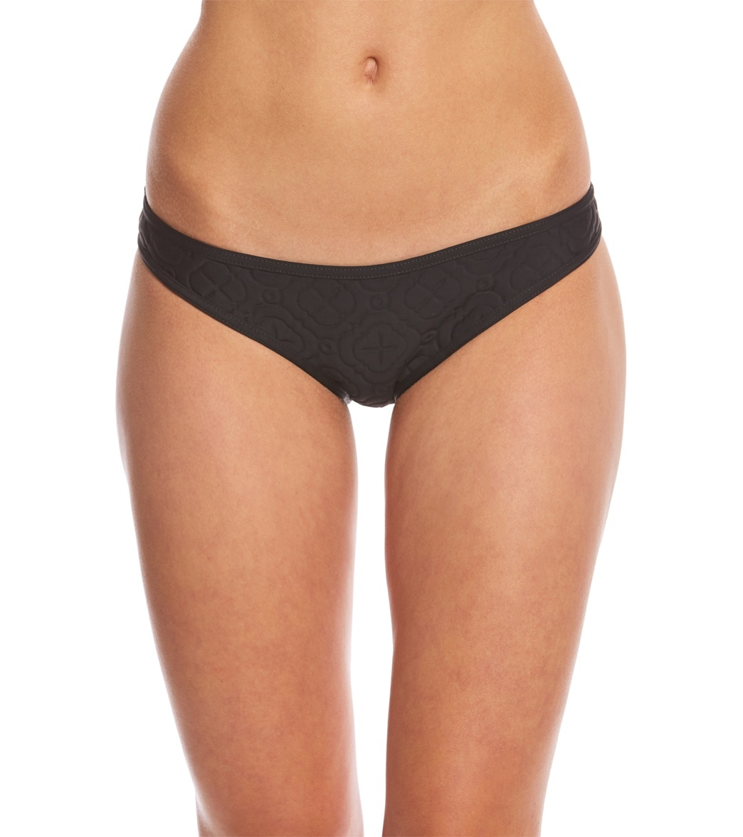 Duskii Neoprene Reg Bikini Pants - Ochre Black Embossed Large - Swimoutlet.com