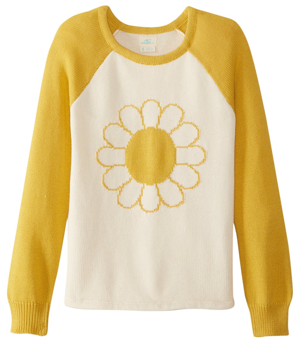 O'neill Girls' Eliza Pullover Sweater 2T-6 - Naked 2T - Swimoutlet.com