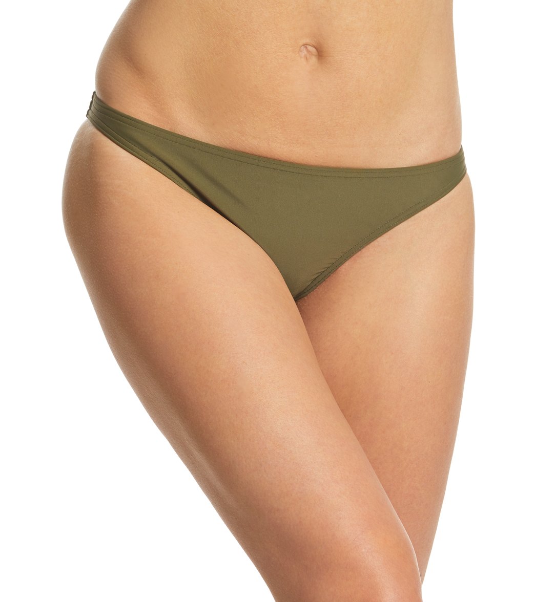 Prana Women's Kala Bikini Bottom - Cargo Green Xl Nylon/Spandex - Swimoutlet.com