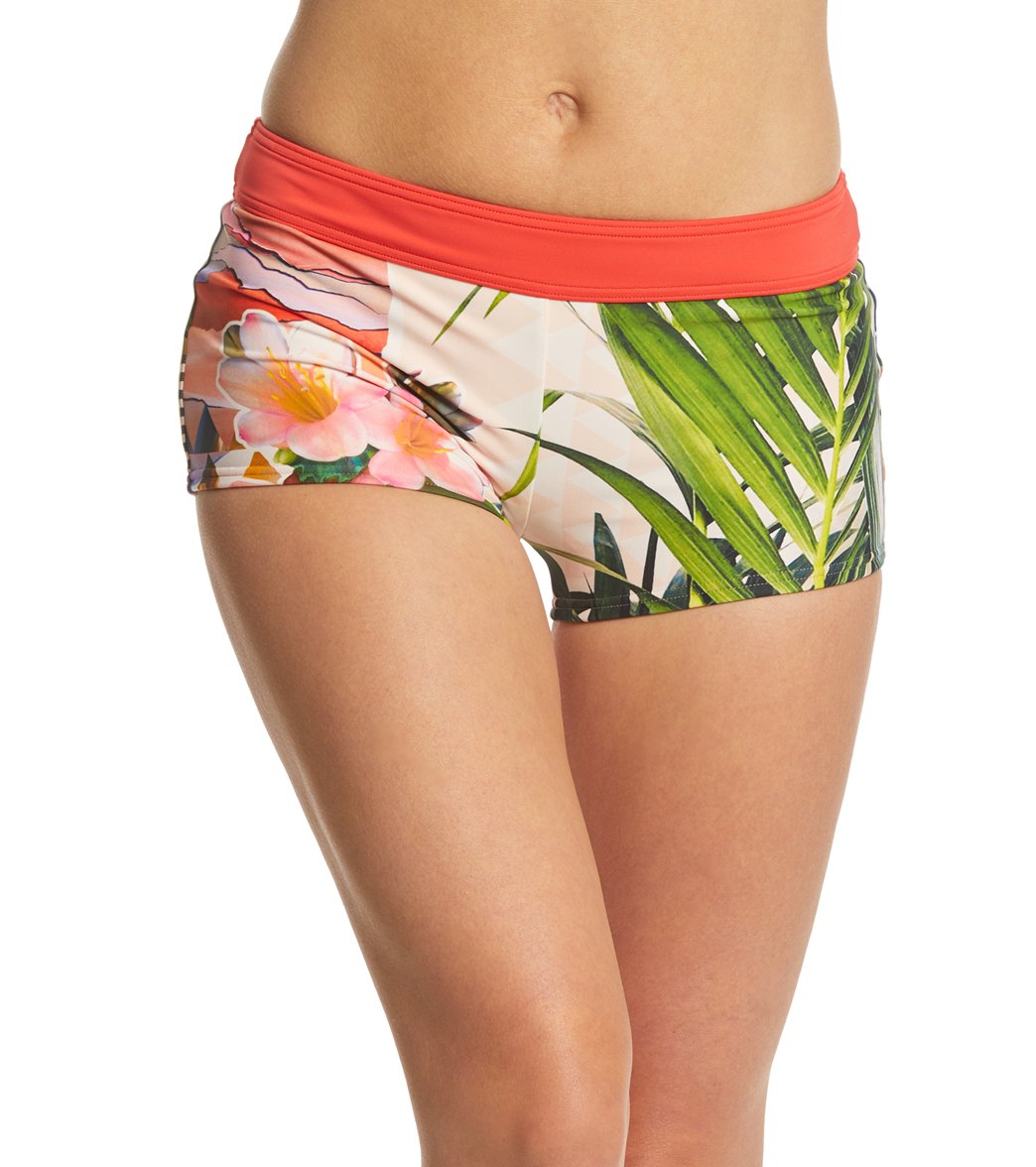 prana boyshort swim