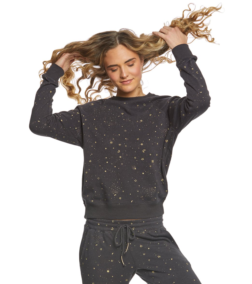 Spiritual Gangster Stellar Old School Yoga Pullover At Yogaoutlet