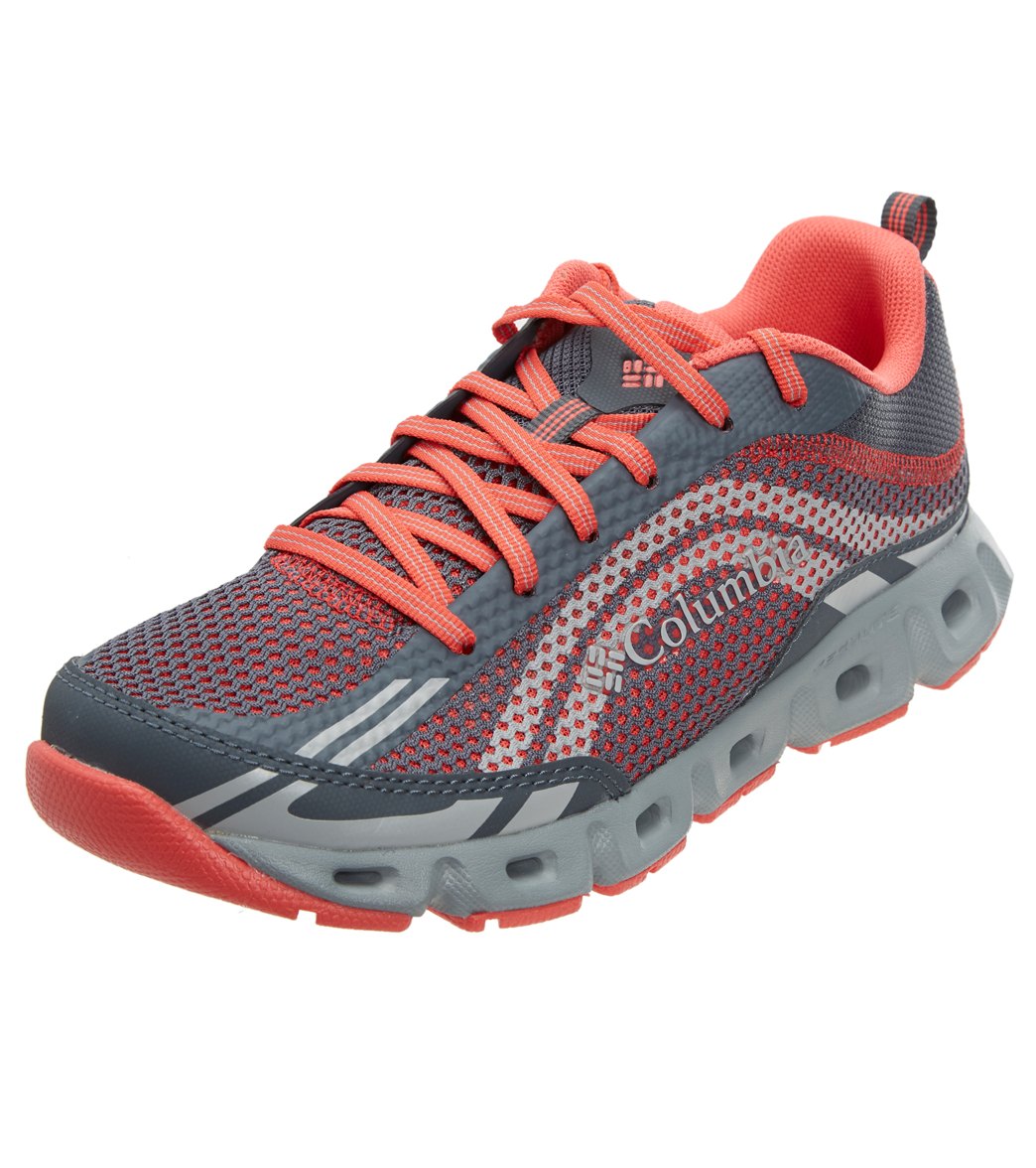 Columbia Women's Drainmaker Iv Hybrid Shoe - Graphite Red Coral 7.5 Graphite - Swimoutlet.com
