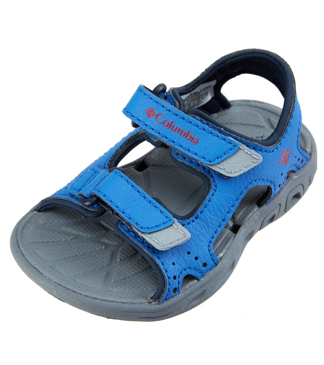 Columbia Toddler Techsun Vent Sandals - Stormy Blue/Mountain Red 4 - Swimoutlet.com