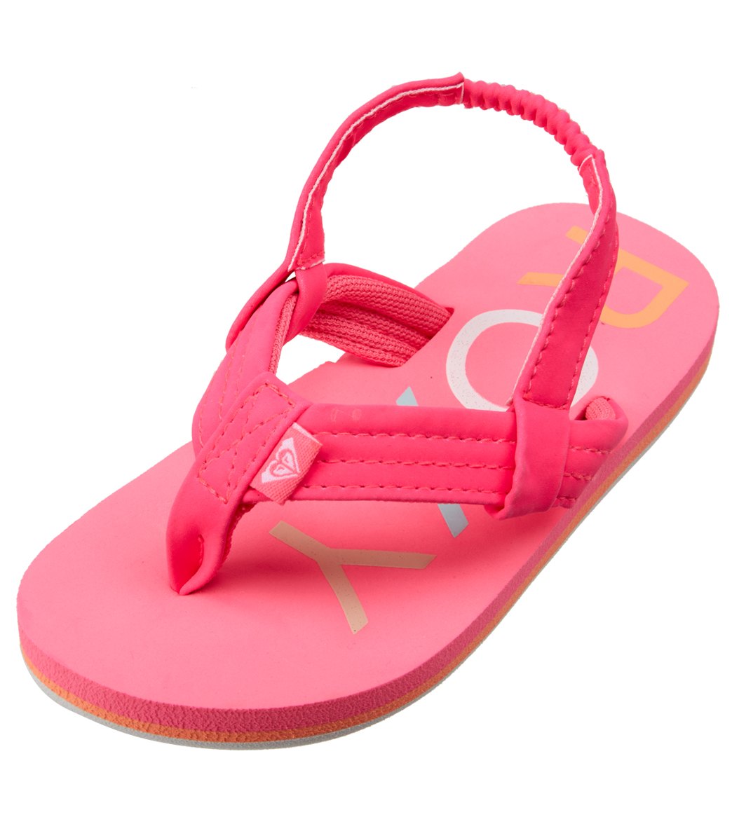Roxy Girls' Vista Ii Sandals - Hot Pink 5 Polyester - Swimoutlet.com