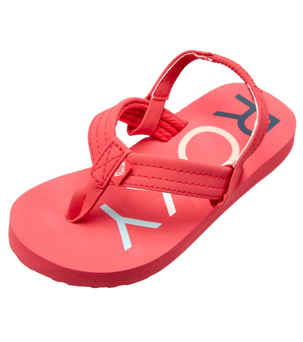 Roxy Girls' Vista Ii Sandals - Berry 5 Polyester - Swimoutlet.com
