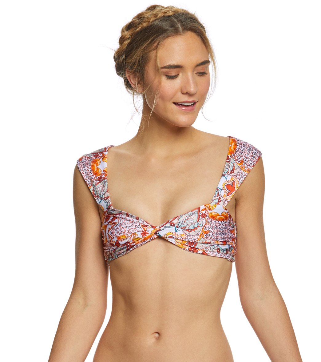 Somedays Lovin Sun Drenched Bandeau Bikini Top - Multi Large Elastane/Polyamide - Swimoutlet.com