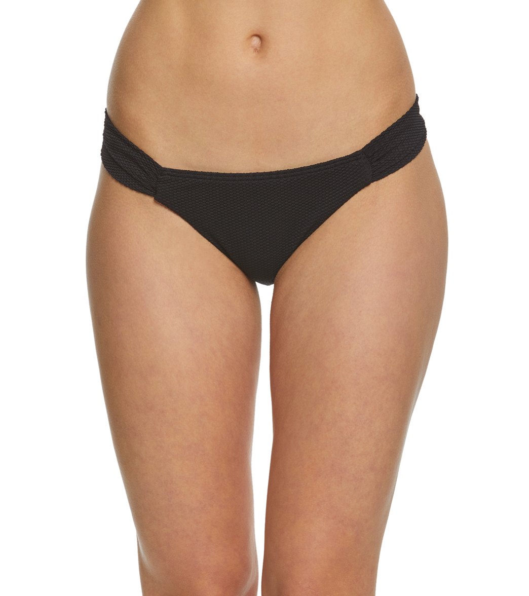 Somedays Lovin Ashed Trail Bikini Bottom - Black X-Small Elastane/Polyamide - Swimoutlet.com