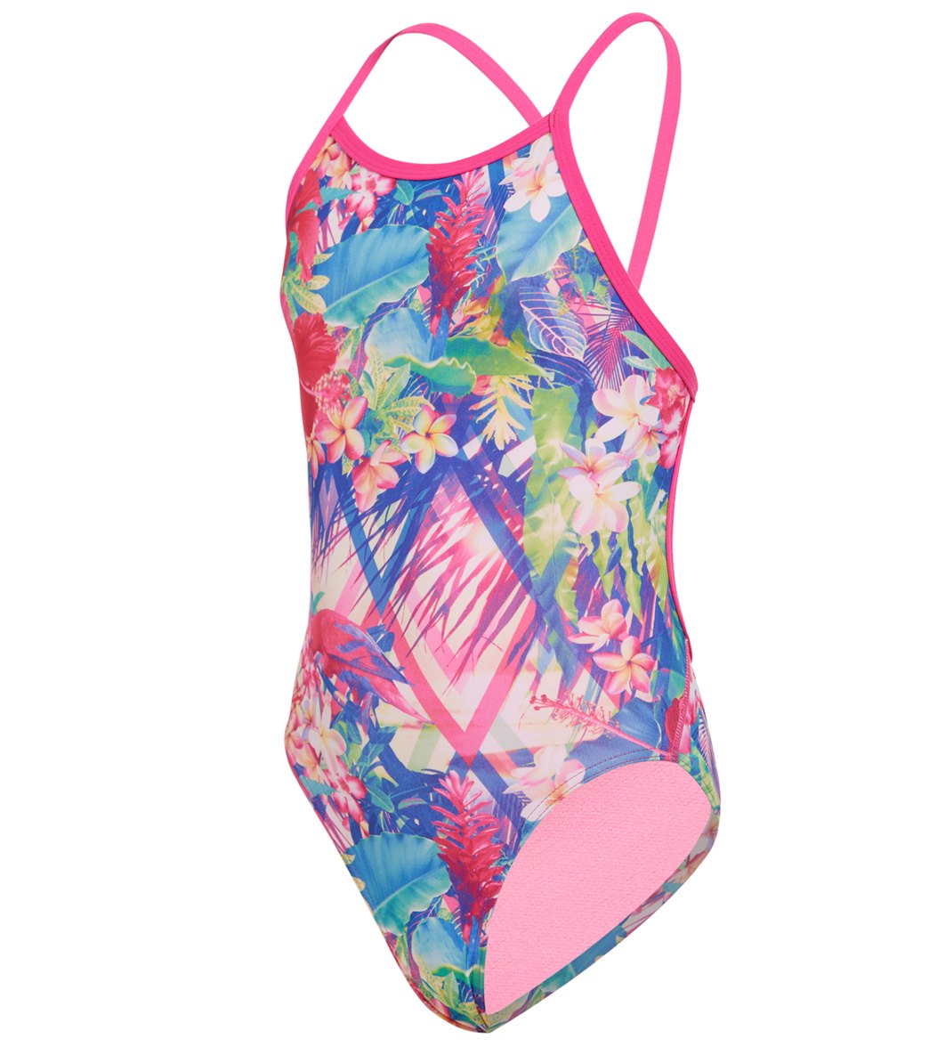 Amanzi Girls Tropical Punch One Piece Swimsuit At