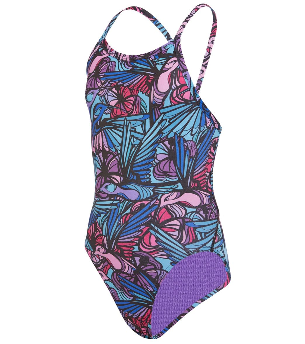 Amanzi Girls' Song Bird One Piece Swimsuit at SwimOutlet.com - Free ...