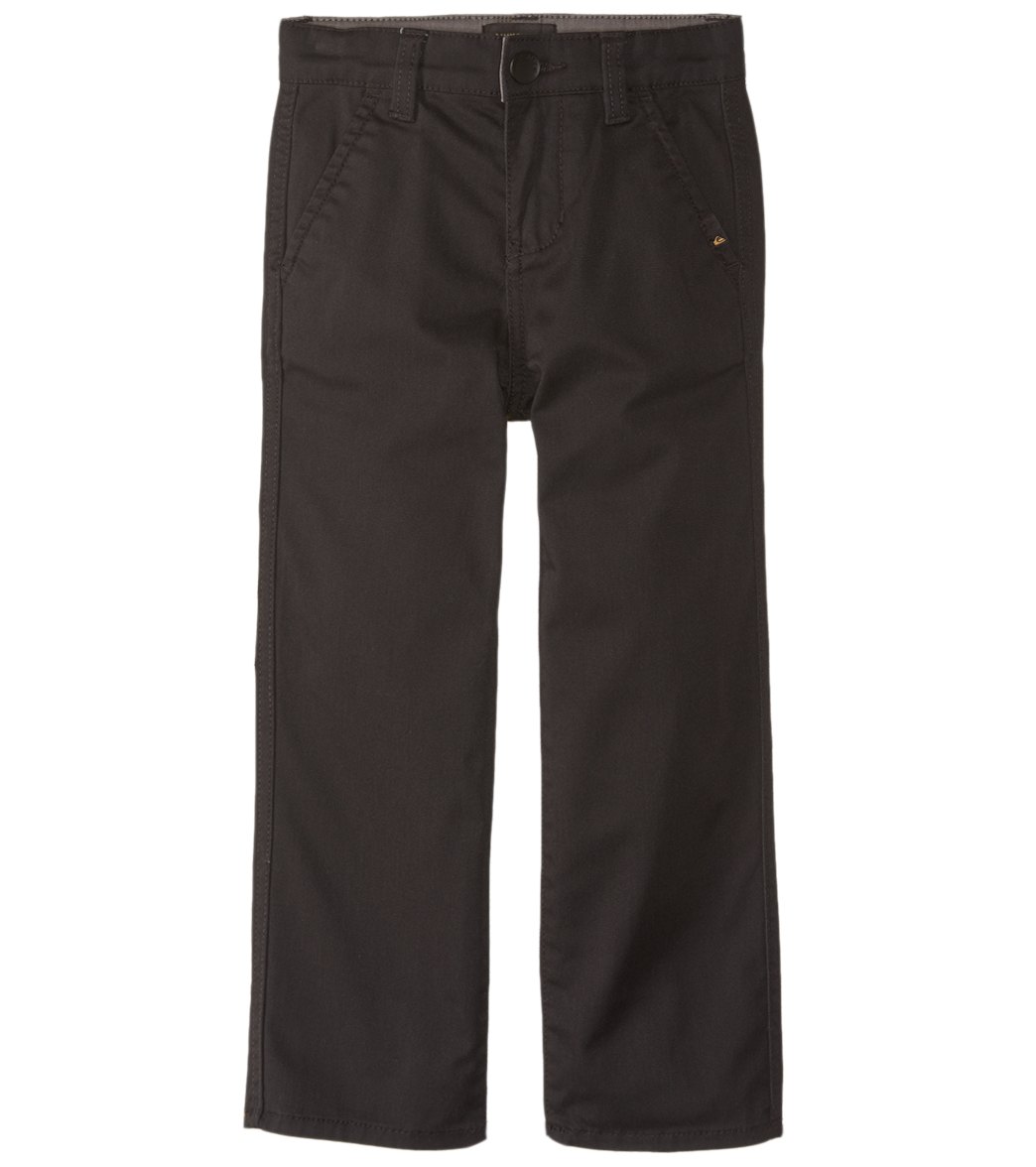 Quiksilver Boys' Everyday Union Pants 2T-7X - Black 2T Cotton/Polyester - Swimoutlet.com