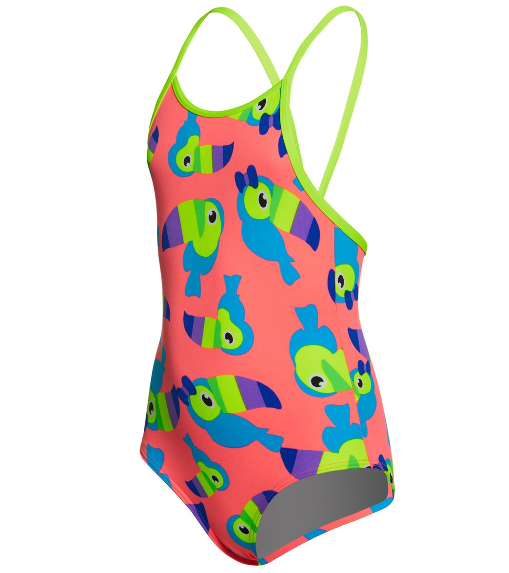 Funkita Toddler Girls' You Can Too One Piece Swimsuit - Multi 1T Polyester - Swimoutlet.com