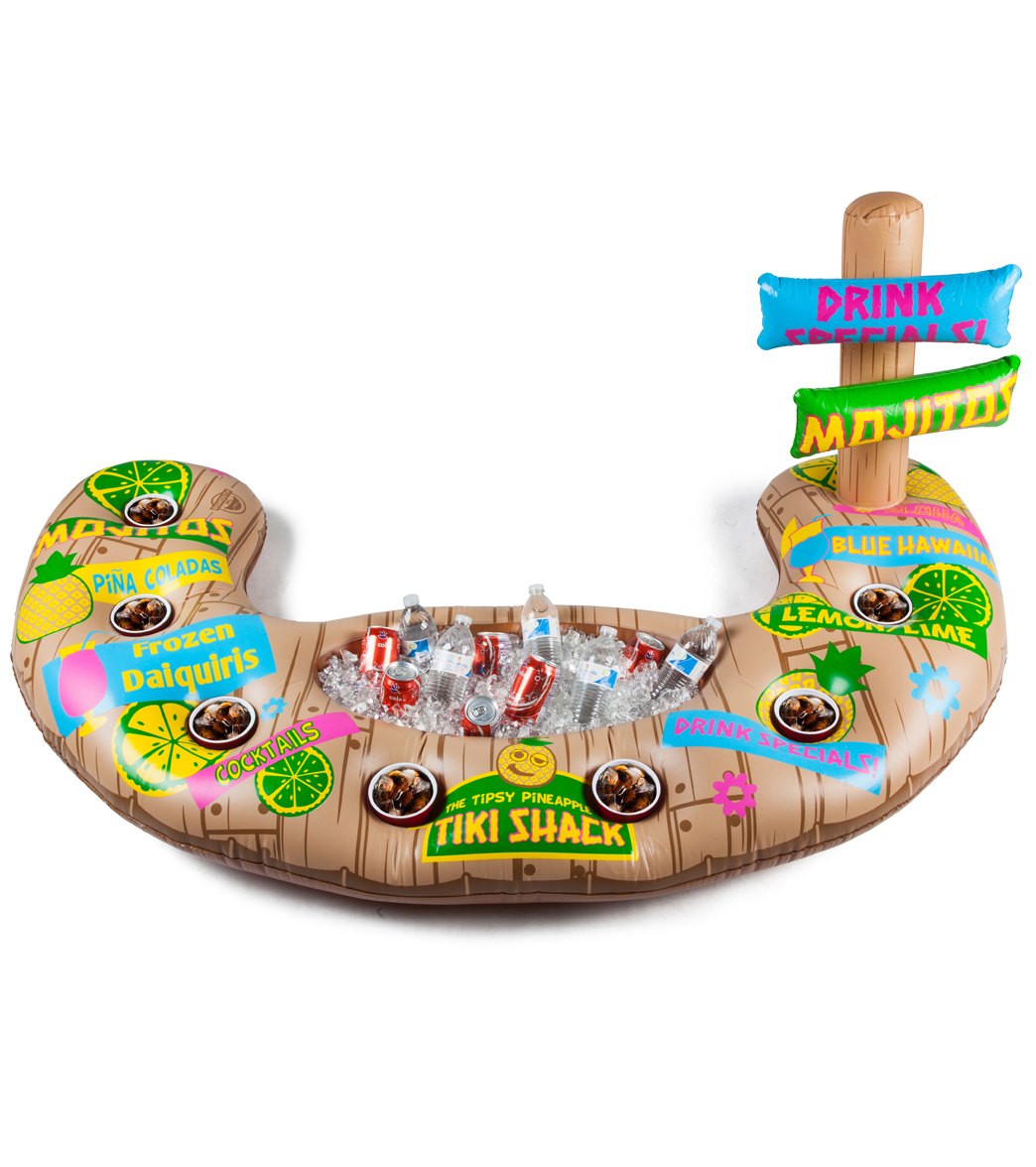 Big Mouth Toys Tiki Swim Up Inflatable Bar at SwimOutlet.com