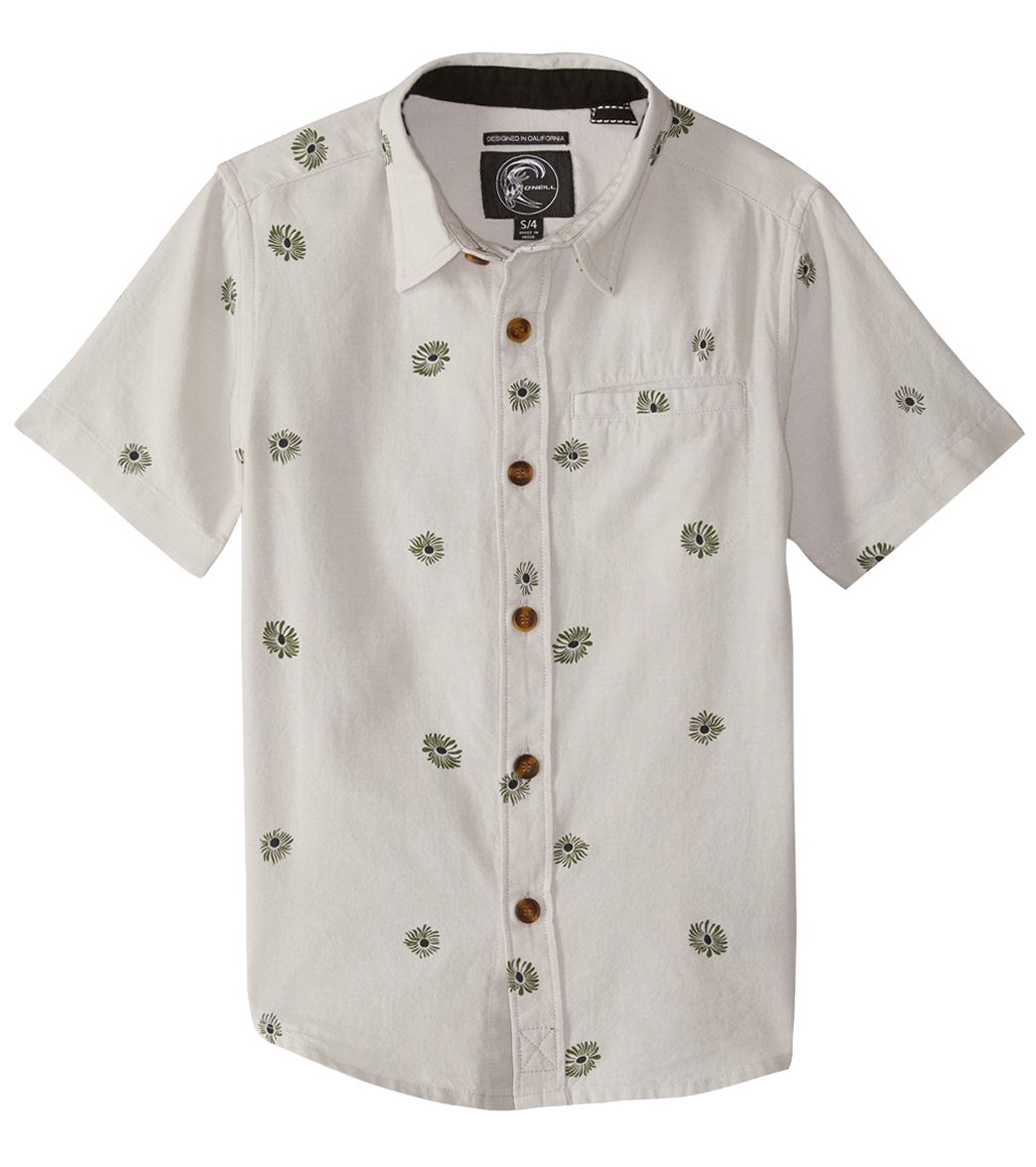 O'neill Boys' Brees Short Sleeve Tee Shirt 8-20 - Fog Large 14-16 Cotton - Swimoutlet.com