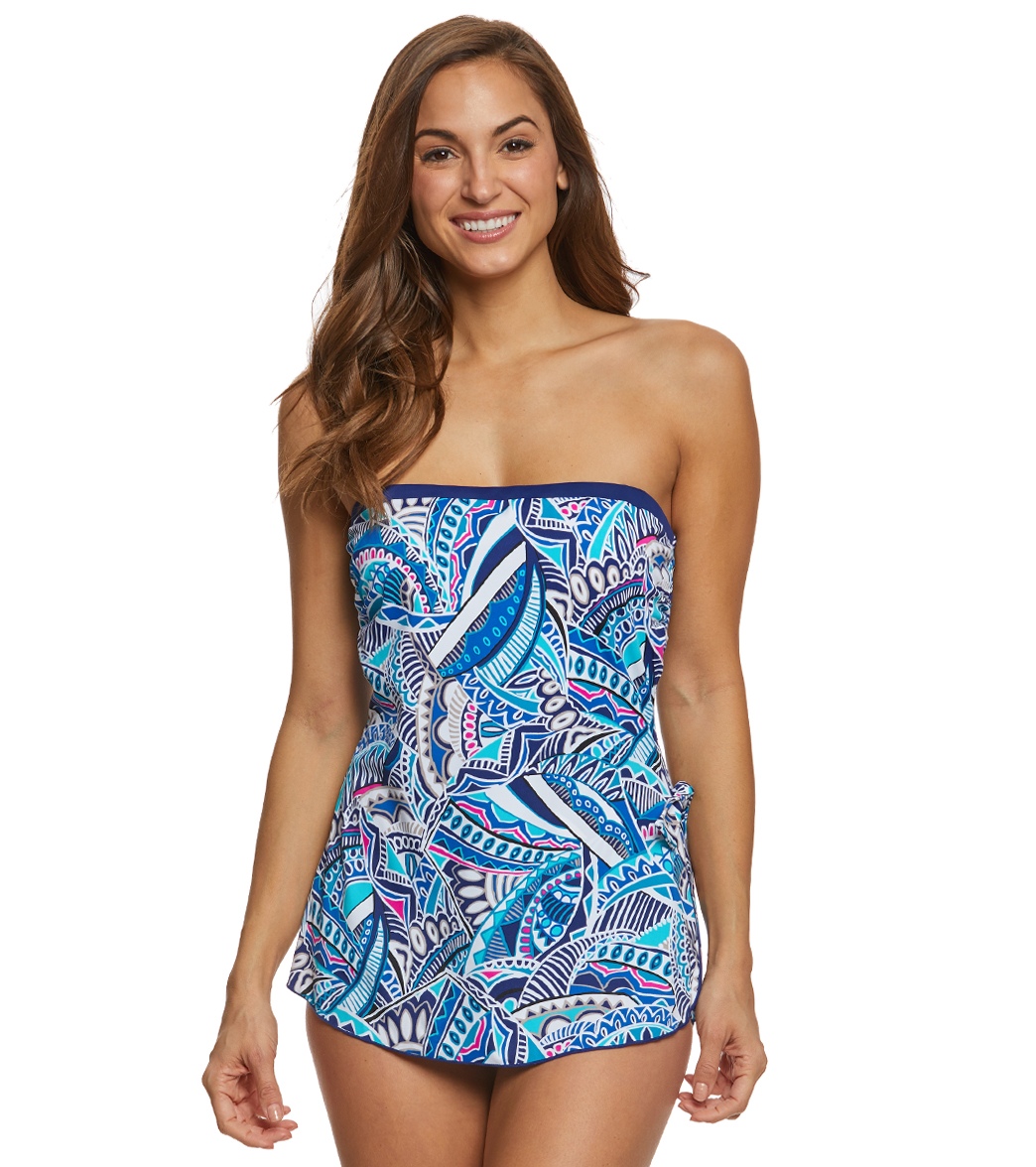Maxine Island Days Sarong One Piece Swimsuit at SwimOutlet.com - Free ...
