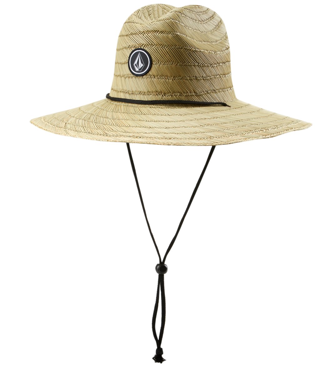 Volcom Quarter Straw Lifeguard Hat - Natural - Swimoutlet.com