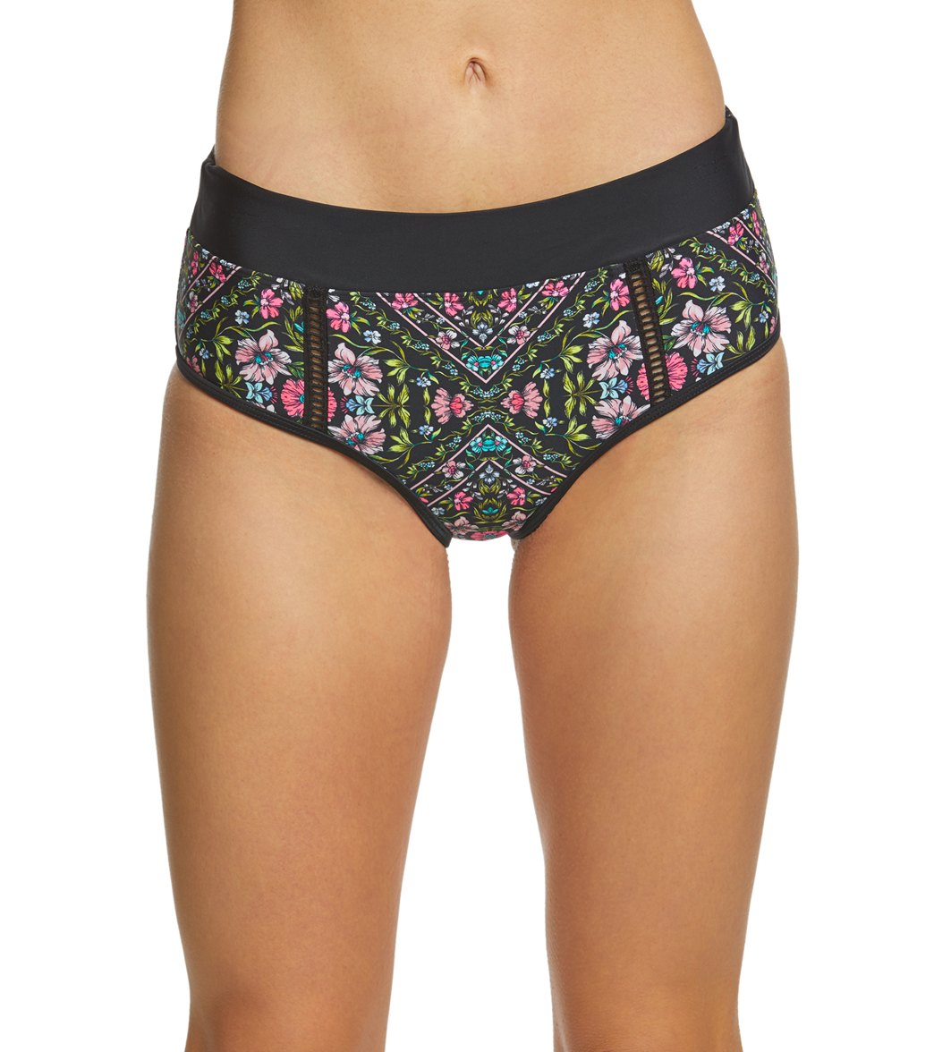 high rise hip bikini bottoms