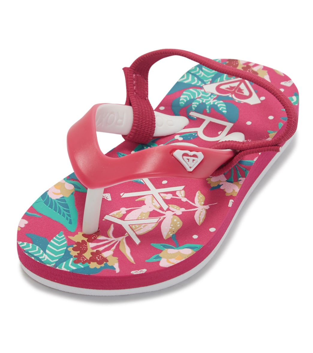 Roxy Girls' Tahiti Vi Sandals - Pink/Pink 7 Eva/Foam/Plastic/Polyurethane - Swimoutlet.com