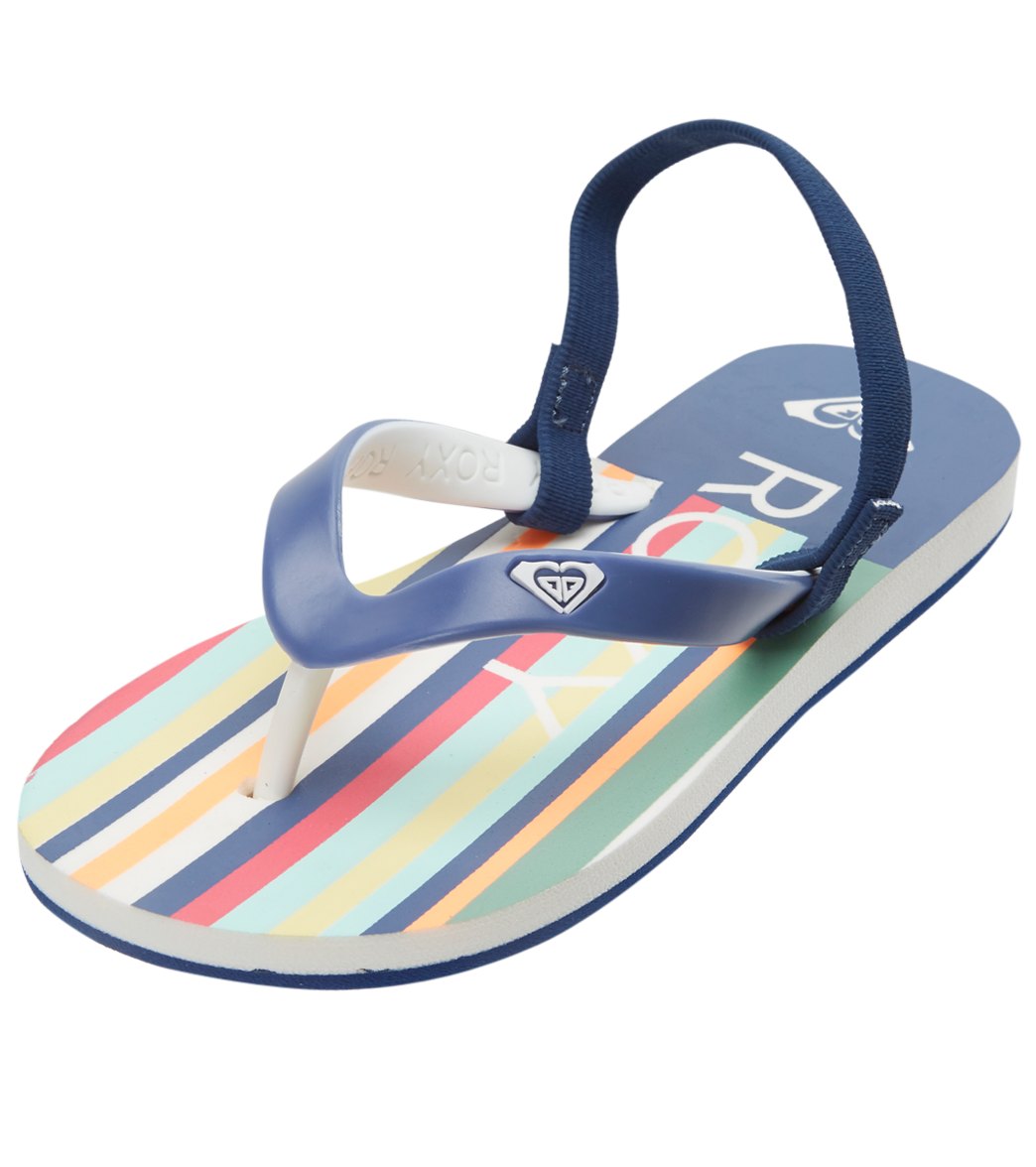 Roxy Girls' Tahiti Vi Sandals - Blue Surf 5 Eva/Foam/Plastic/Polyurethane - Swimoutlet.com