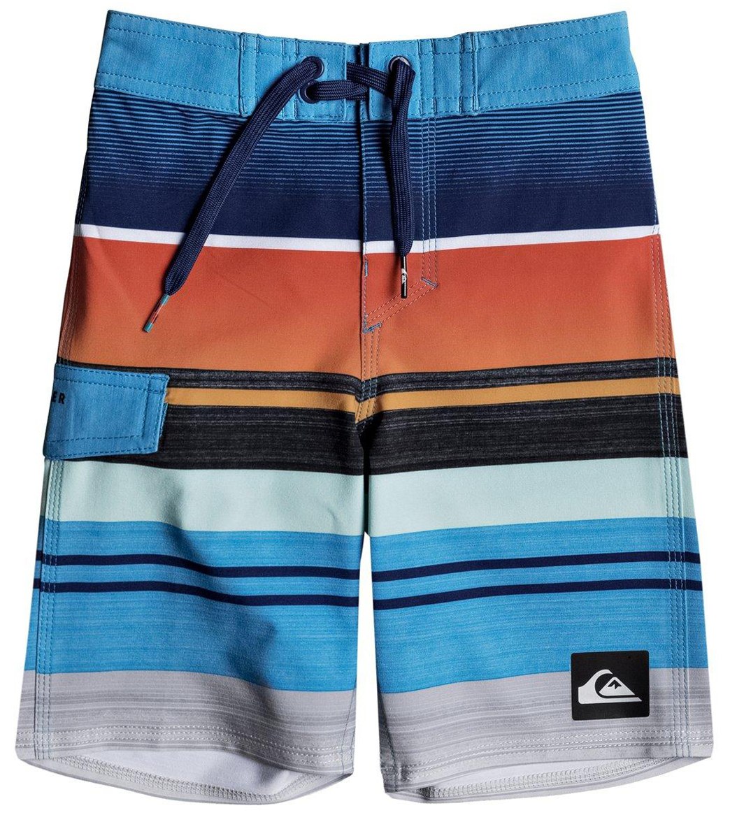 Quiksilver Boys' Everyday Stripe Vee Boardshort (Little Kid) at ...