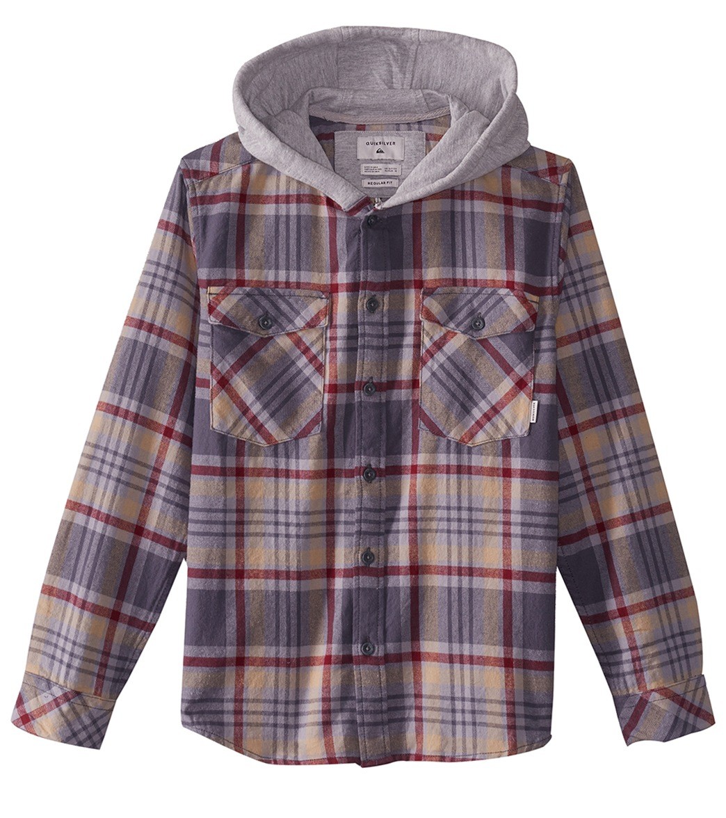 quiksilver hooded shirt