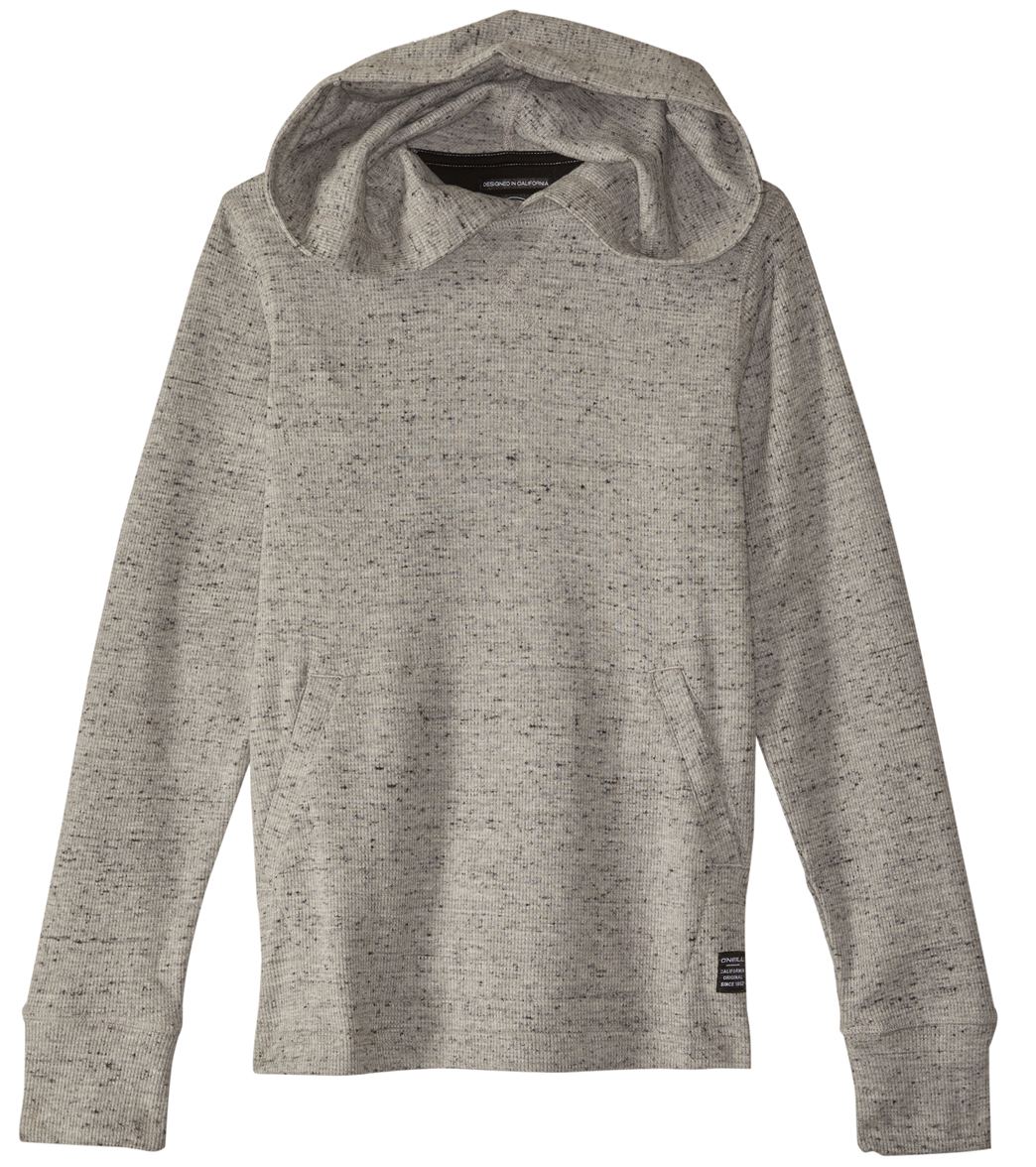 O'neill Boys' Boldin Hooded Pullover Big Kid - Light Grey Small Cotton/Polyester - Swimoutlet.com