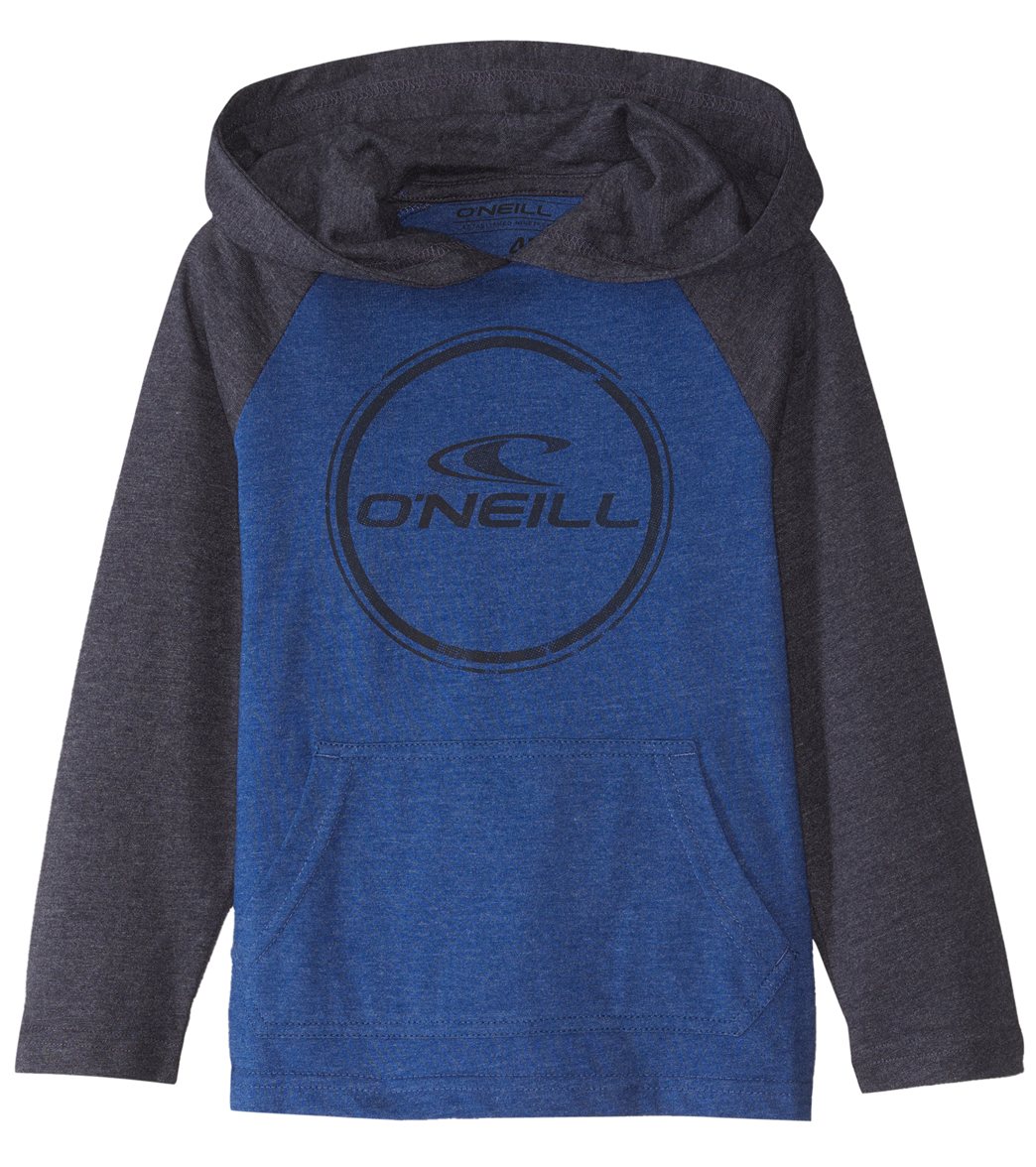 O'neill Boys' Weddle Hooded Pullover Toddler - Royal Blue Xl 7X Cotton/Polyester - Swimoutlet.com