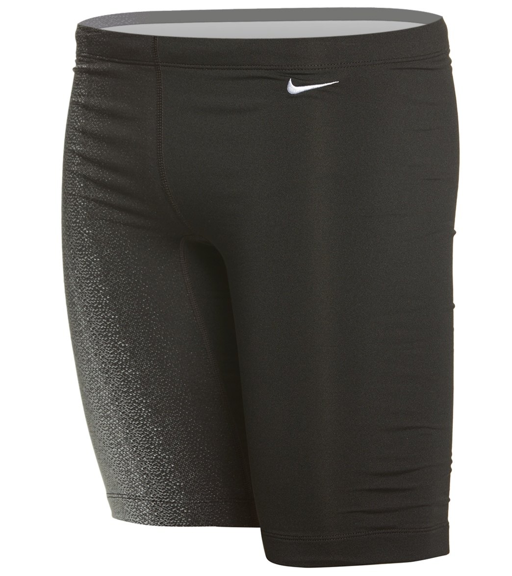 Nike Men's Fade Sting Jammer Swimsuit - Black 26 Polyester/Spandex - Swimoutlet.com