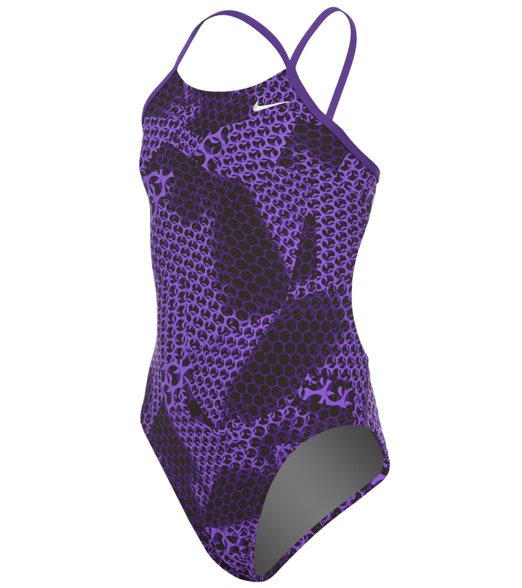 Nike Girls' Nova Spark Cut Out One Piece Swimsuit at SwimOutlet.com ...